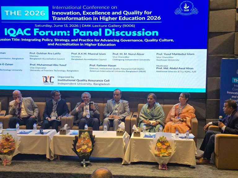Vice Chancellor of Chittagong Independent University Participates as Panelist at International Conference on Higher Education